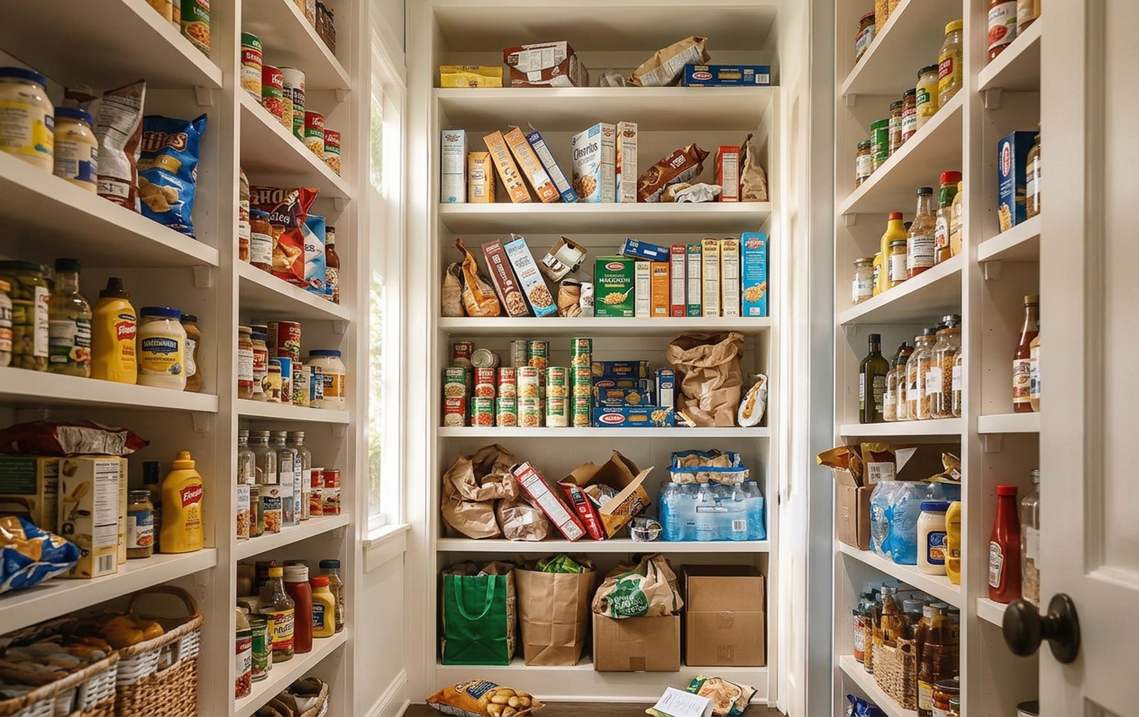 Pantry before organizing